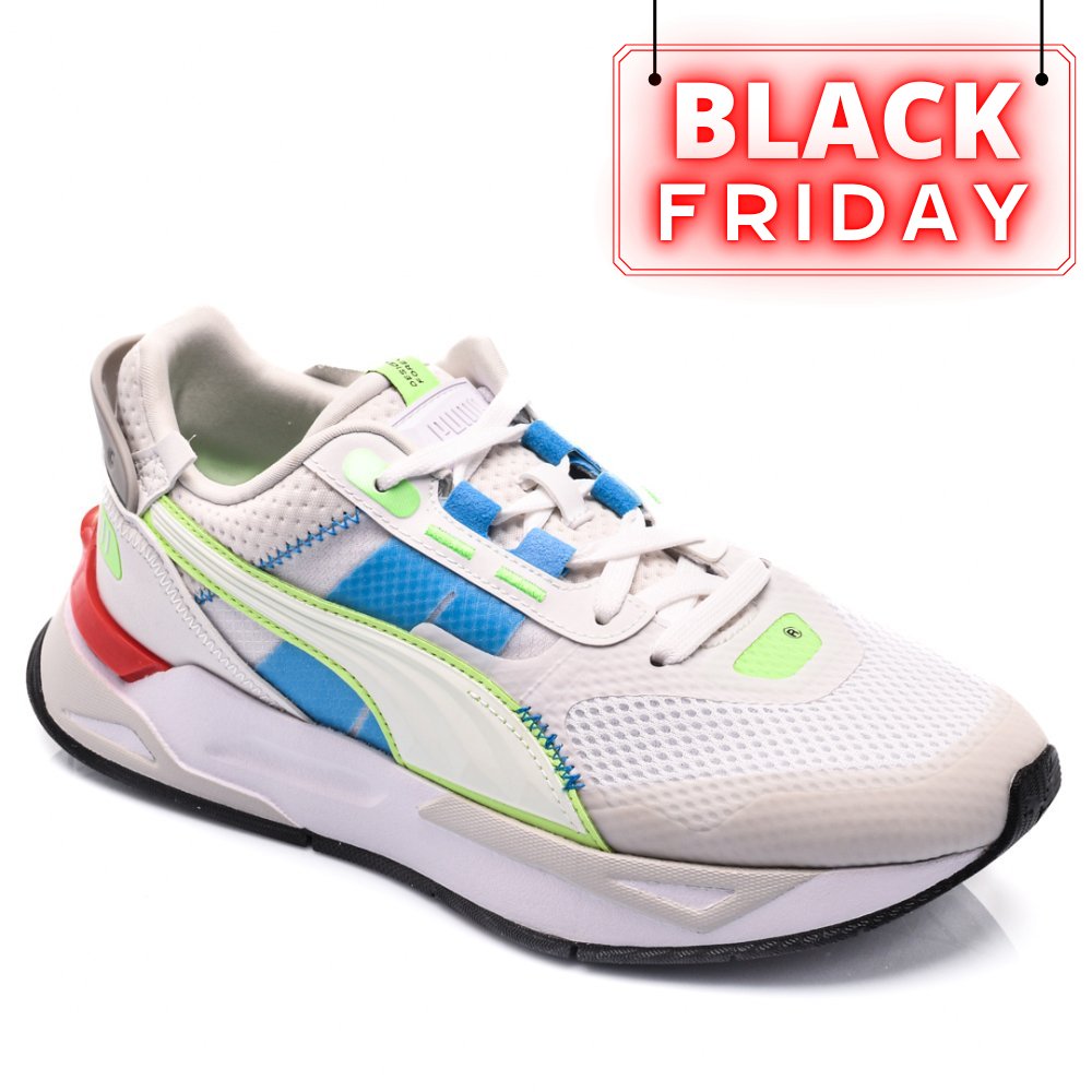 PUMA, PANTOFI SPORT WHITE MIRAGE SPORT TECH WHITE