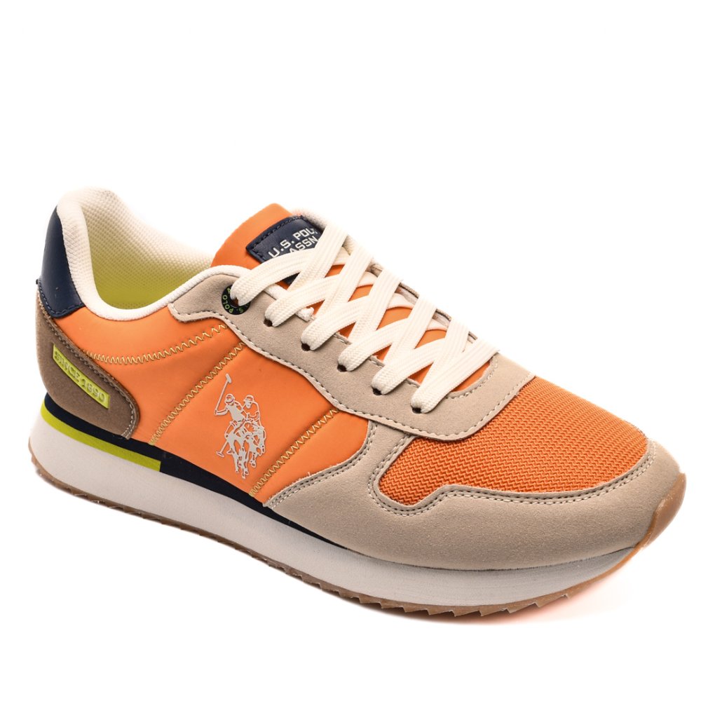 U.S. POLO ASSN, PANTOFI SPORT ORANGE ALTENA001A