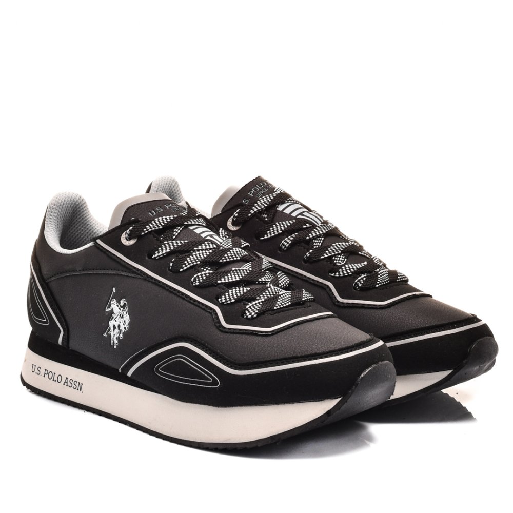 U.S. POLO ASSN, PANTOFI SPORT BLACK NOBIL012