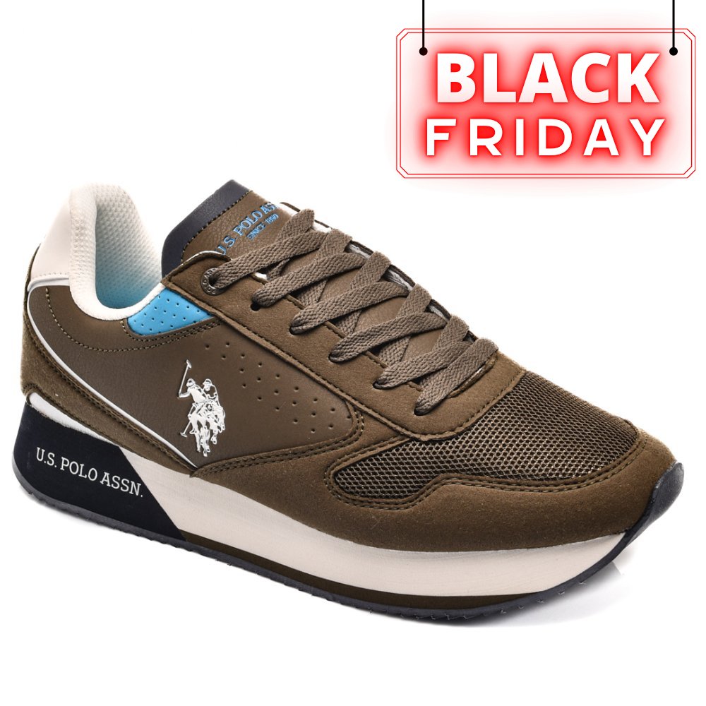 U.S. POLO ASSN, PANTOFI SPORT BROWN NOBIL-003G