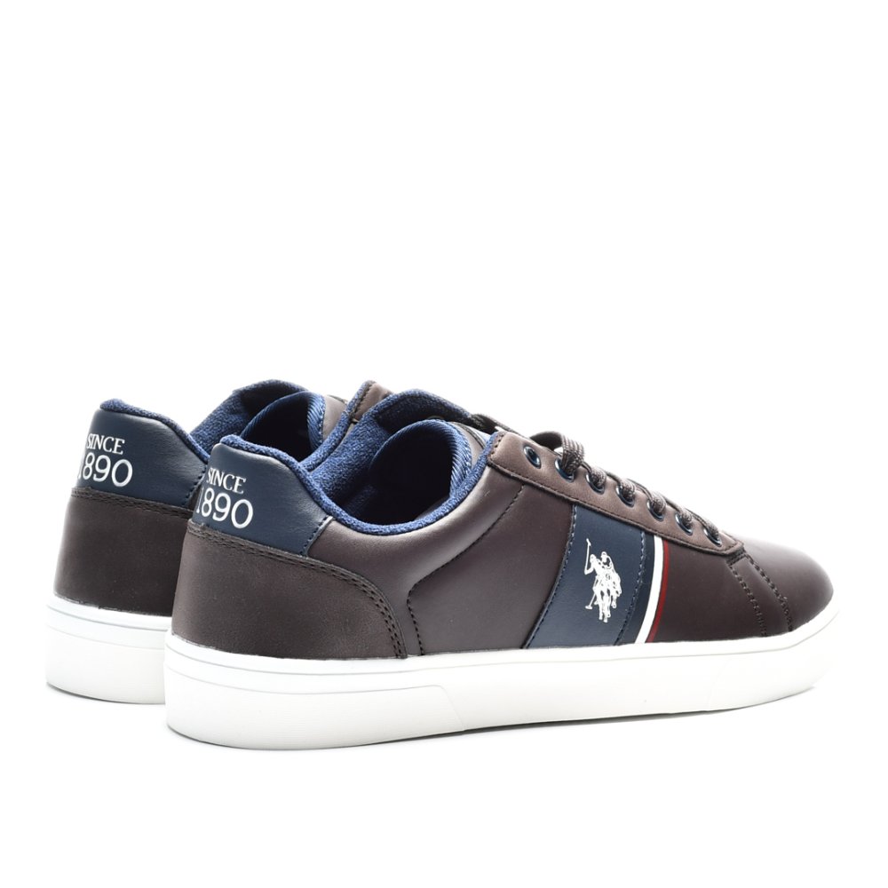 U.S. POLO ASSN, PANTOFI SPORT DARK BROWN KRIS001