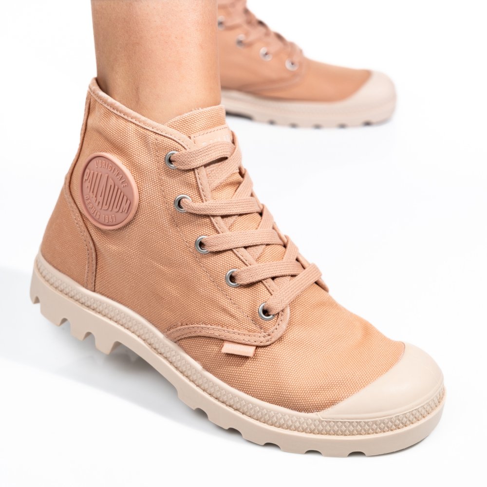 PALLADIUM PAMPA HI ROSE BRICK, GHETE SPORT PINK 9S772352-663