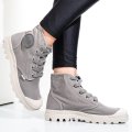 PALLADIUM PAMPA HI GRAY FLANNEL 9S772352-071