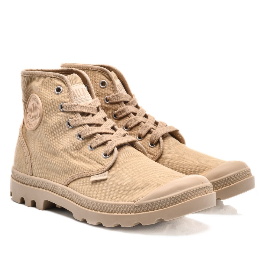 PALLADIUM PAMPA HI SAHARA/SAFARI, GHETE SPORT BEIGE 02352-221