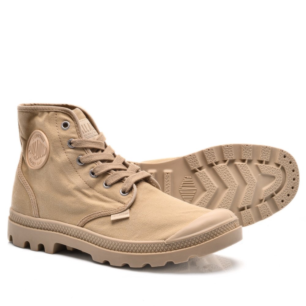 PALLADIUM PAMPA HI SAHARA/SAFARI, GHETE SPORT BEIGE 02352-221