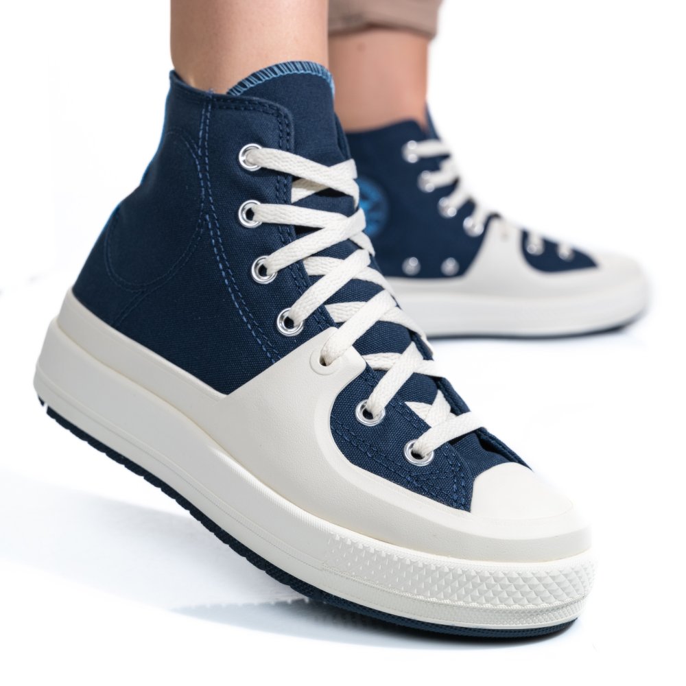 CONVERSE CHUCK TAYLOR ALL STAR CONSTRUCT SPORT REMASTERED, PANTOFI SPORT NAVY AS7704521C