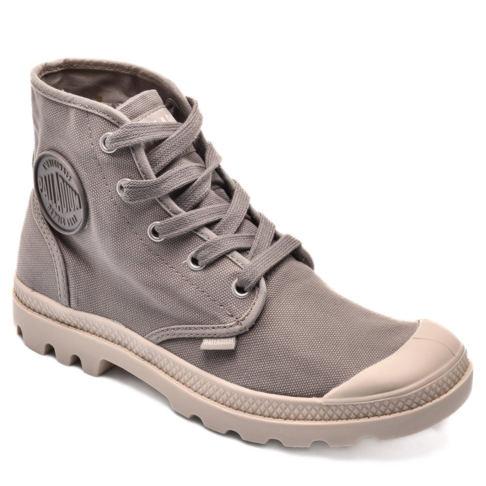 PALLADIUM PAMPA HI GRAY FLANNEL 9S772352-071