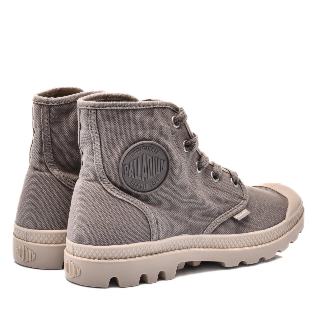 PALLADIUM PAMPA HI GRAY FLANNEL 9S772352-071