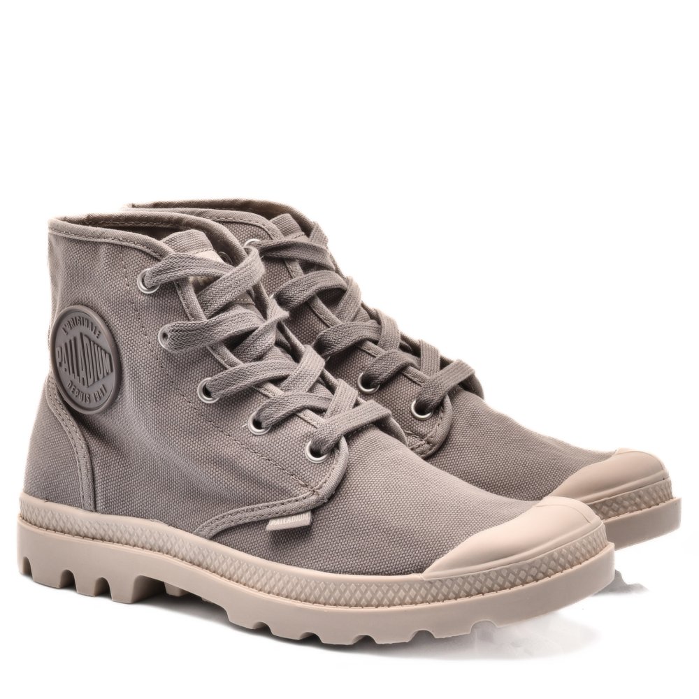 PALLADIUM PAMPA HI GRAY FLANNEL 9S772352-071