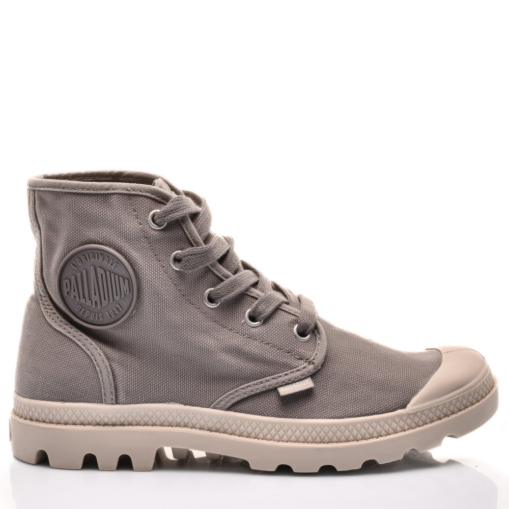 PALLADIUM PAMPA HI GRAY FLANNEL 9S772352-071