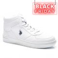 U.S. POLO ASSN, PANTOFI SPORT INALTI WHITE ARISTO-HI-1PR