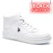 U.s. polo assn, pantofi sport inalti white aristo-hi-1pr