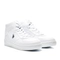 U.S. POLO ASSN, PANTOFI SPORT INALTI WHITE ARISTO-HI-1PR