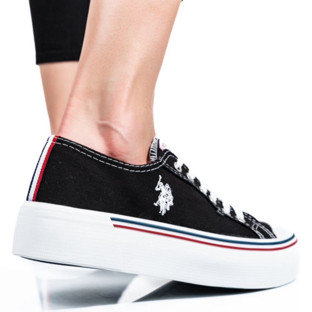 U.S. POLO ASSN, PANTOFI SPORT BLACK PENELOPE-4FX