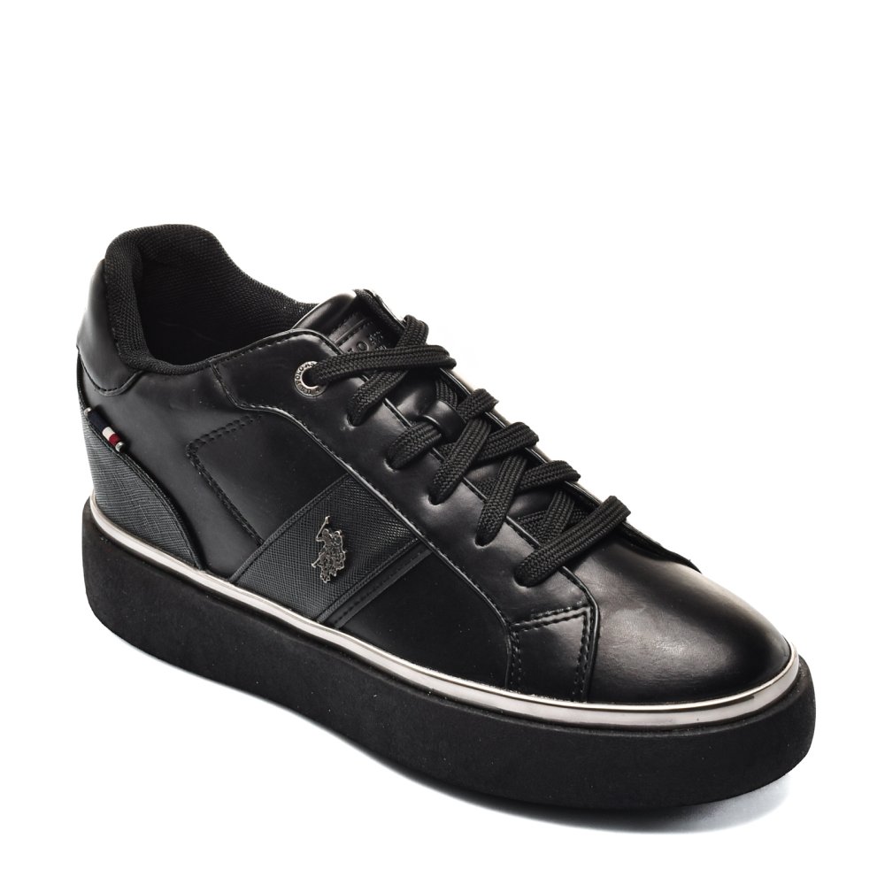 U.S. POLO ASSN, SNEAKERS DAMA BLACK ANGIE001