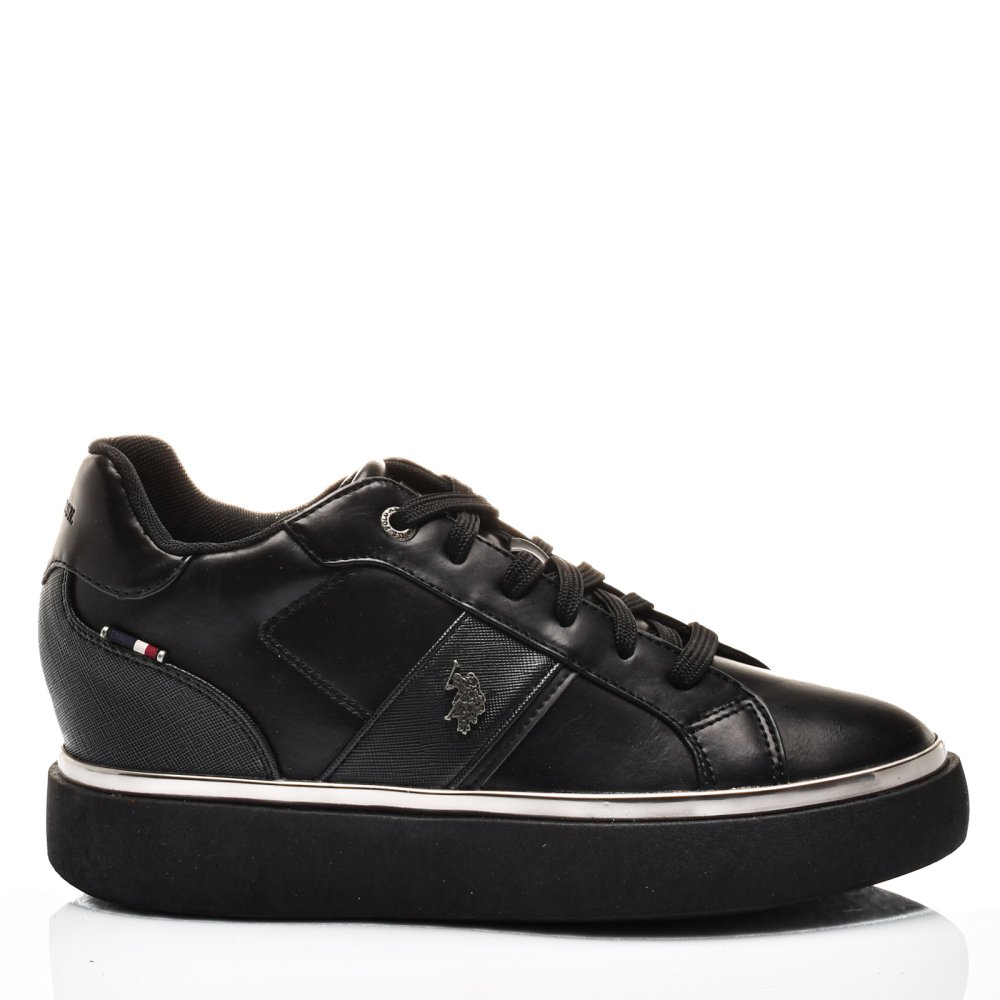 U.S. POLO ASSN, SNEAKERS DAMA BLACK ANGIE001