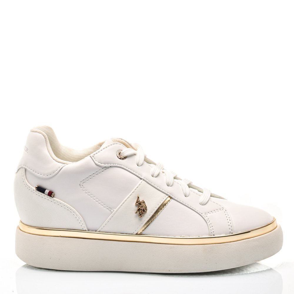 U.S. POLO ASSN, SNEAKERS DAMA WHITE ANGIE001