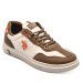 U.s. polo assn, pantofi sport taupe white  bent001