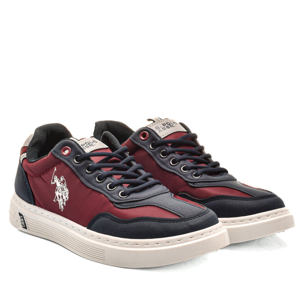 U.S. POLO ASSN, PANTOFI SPORT NAVY WINE BENT001