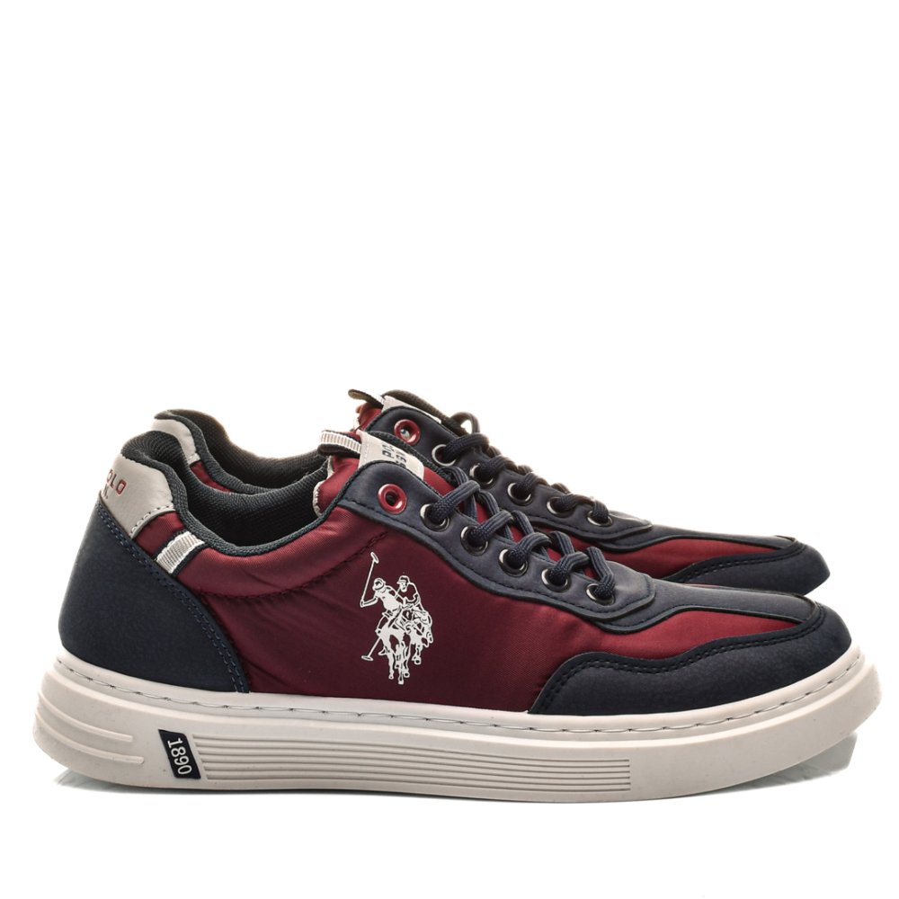 U.S. POLO ASSN, PANTOFI SPORT NAVY WINE BENT001