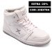 Kinetix, pantofi sport inalti white jones