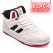 Kinetix, pantofi sport inalti white black gina