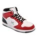 Kinetix, pantofi sport inalti white red jones