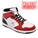 Kinetix, pantofi sport inalti white red jones