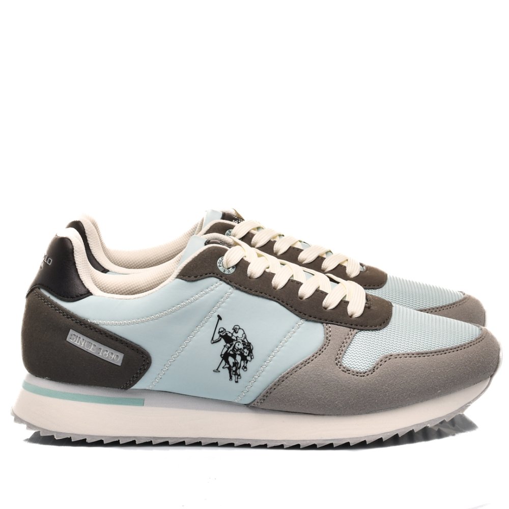 U.S. POLO ASSN, PANTOFI SPORT GREY BLUE ALTENA001A