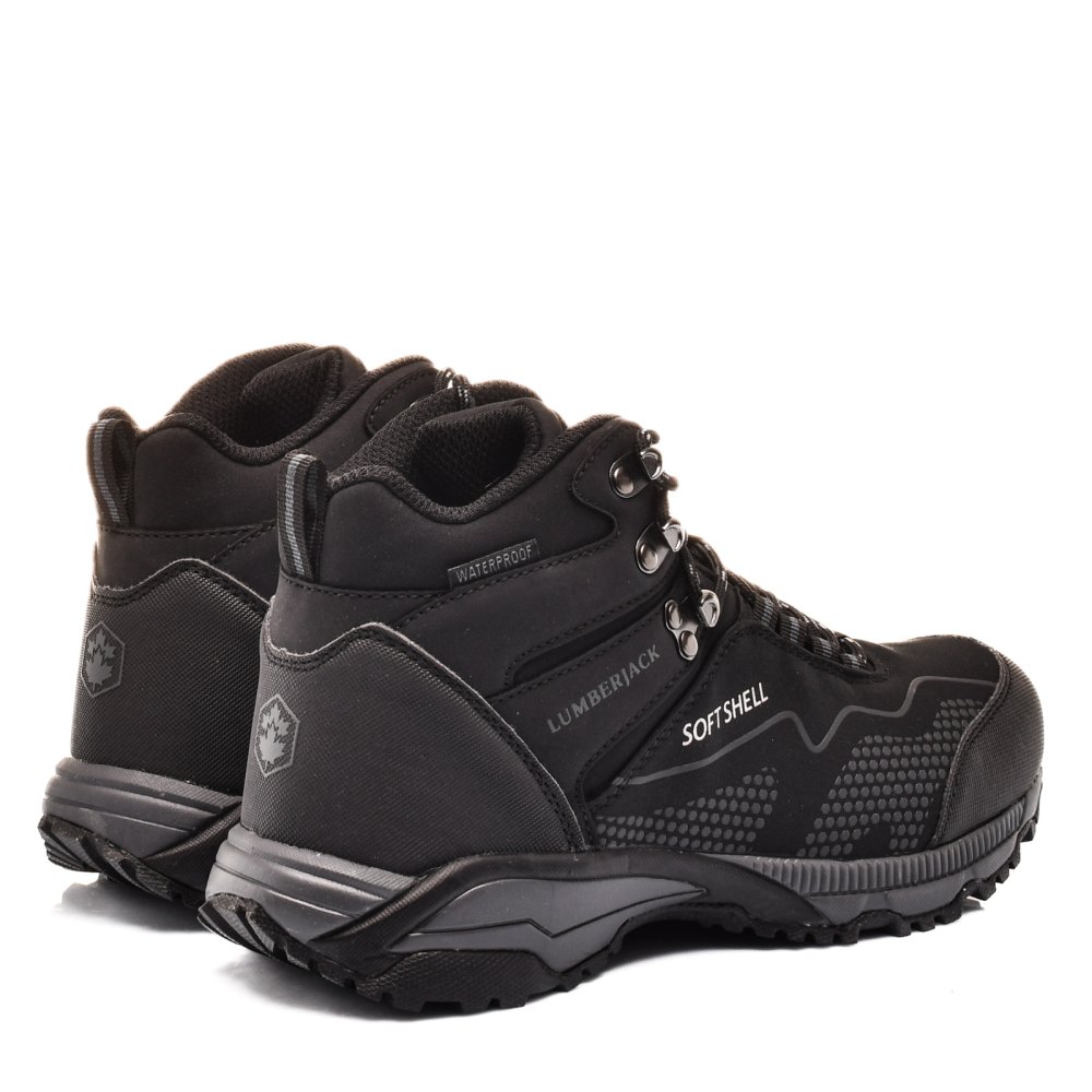 LUMBERJACK, PANTOFI SPORT BLACK FEST-HI