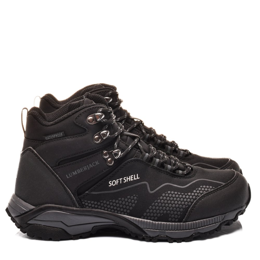 LUMBERJACK, PANTOFI SPORT BLACK FEST-HI