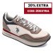 U.s. polo assn, pantofi sport white nobil012