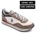 U.s. polo assn, pantofi sport white nobil012