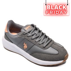 U.S. POLO ASSN, PANTOFI SPORT GREY REMUS