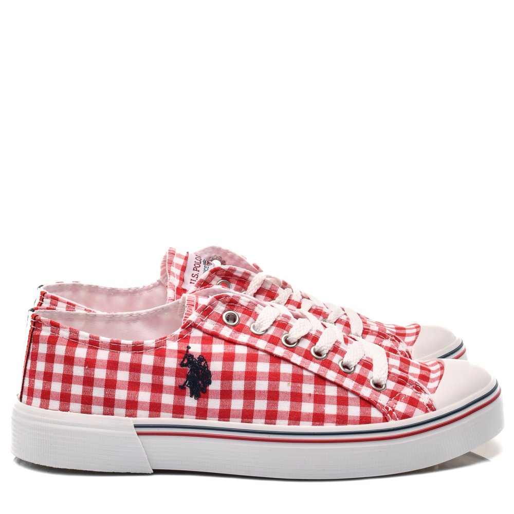 U.S. POLO ASSN, PANTOFI SPORT RED WHITE PENELOPE-3FX