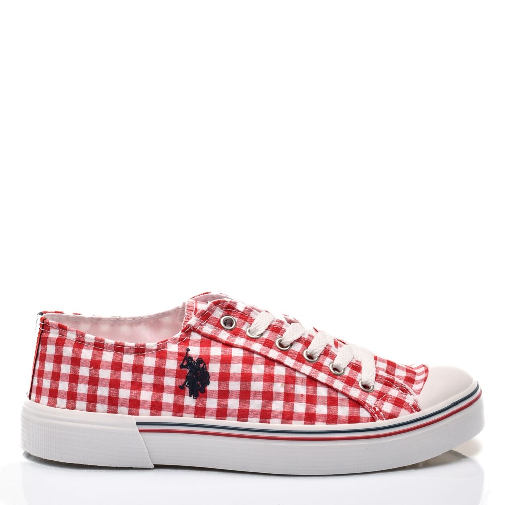 U.S. POLO ASSN, PANTOFI SPORT RED WHITE PENELOPE-3FX