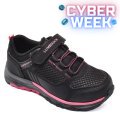 LUMBERJACK, PANTOFI SPORT COPII BLACK PINK BLANKA