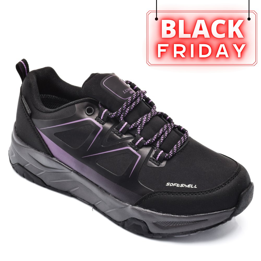 LUMBERJACK, PANTOFI SPORT BLACK PURPLE SARAH