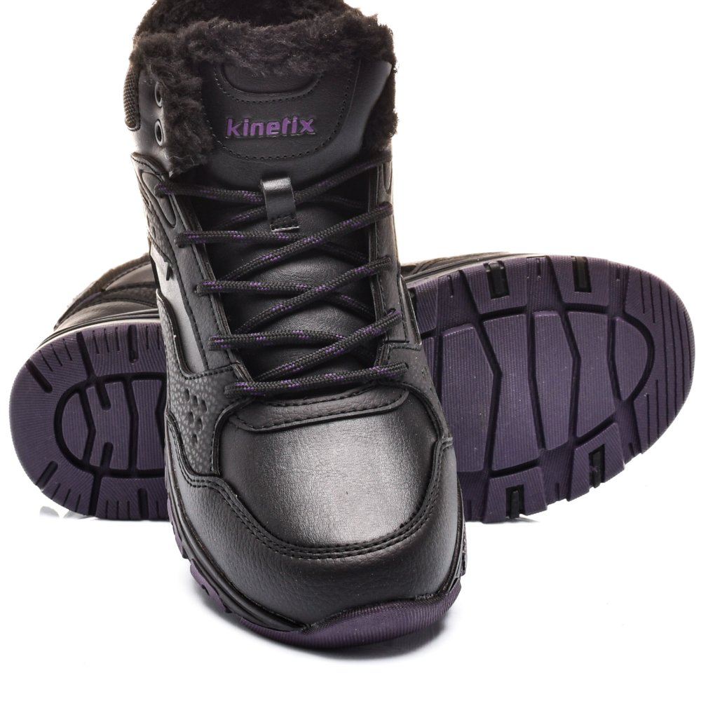 KINETIX, PANTOFI SPORT BLACK PURPLE SALLY-HI