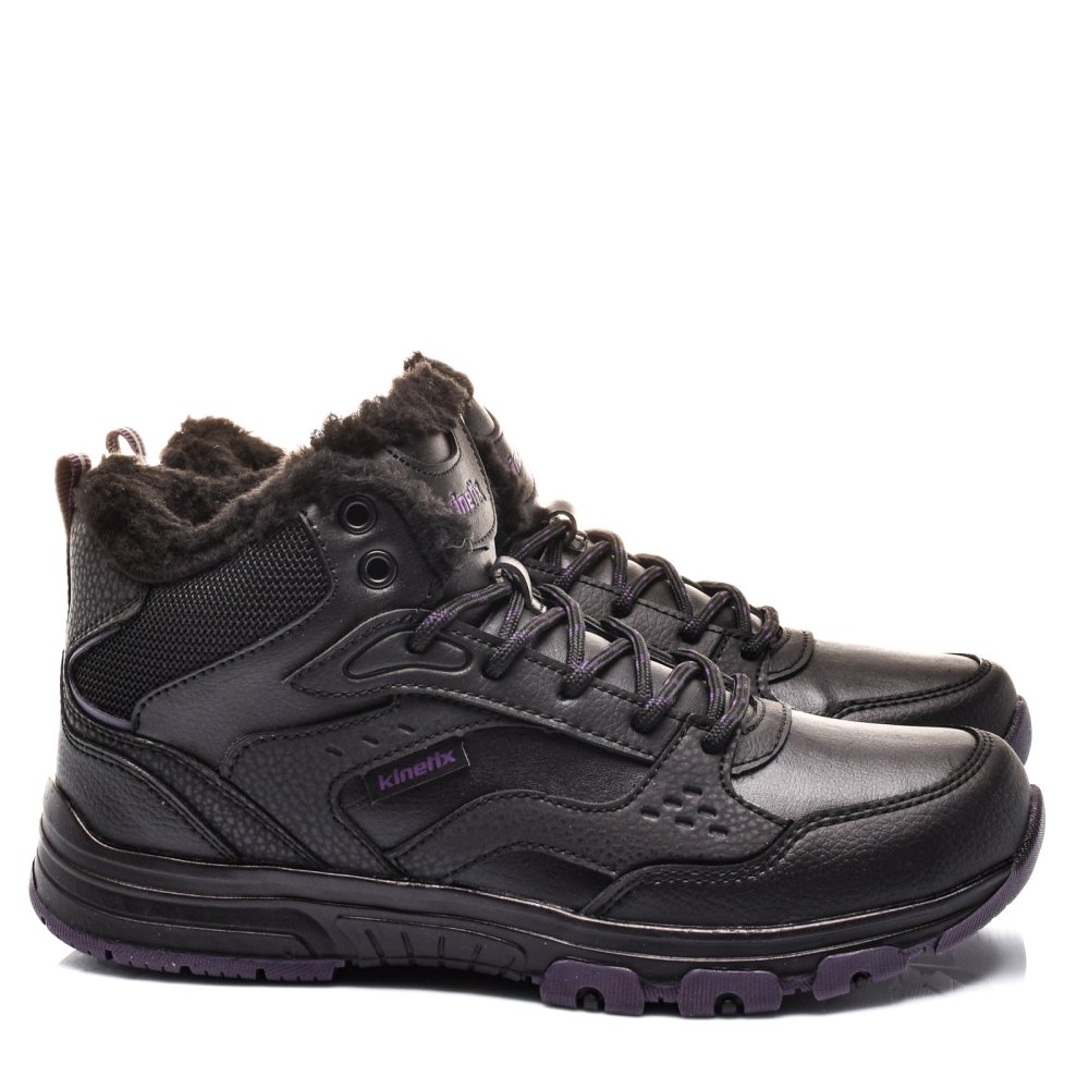 KINETIX, PANTOFI SPORT BLACK PURPLE SALLY-HI