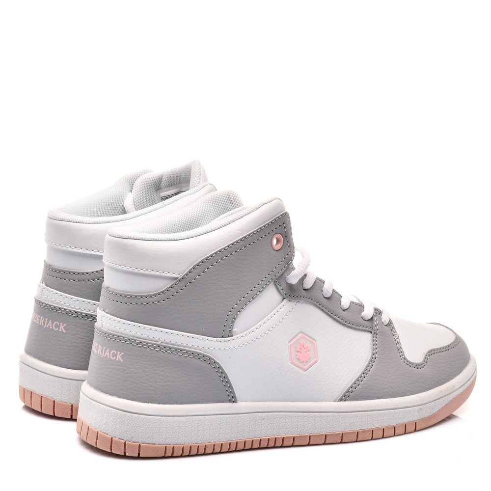 LUMBERJACK, PANTOFI SPORT WHITE GREY RACHEL-HI