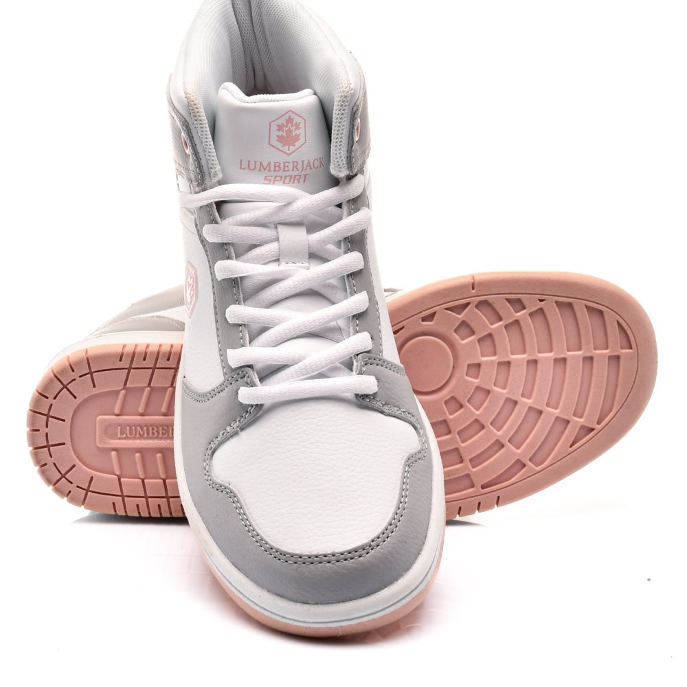 LUMBERJACK, PANTOFI SPORT WHITE GREY RACHEL-HI