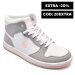 Lumberjack, pantofi sport white grey rachel-hi