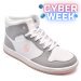 Lumberjack, pantofi sport white grey rachel-hi