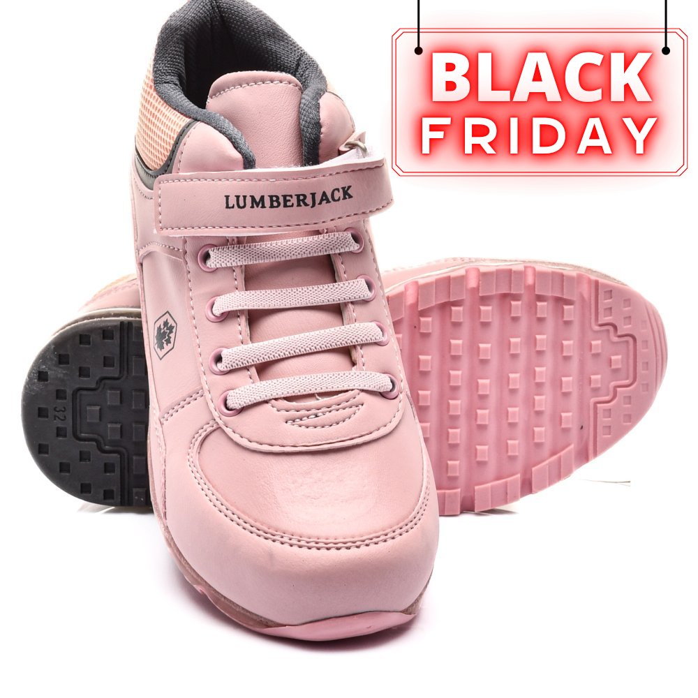 LUMBERJACK, PANTOFI SPORT COPII PINK CAP-HI