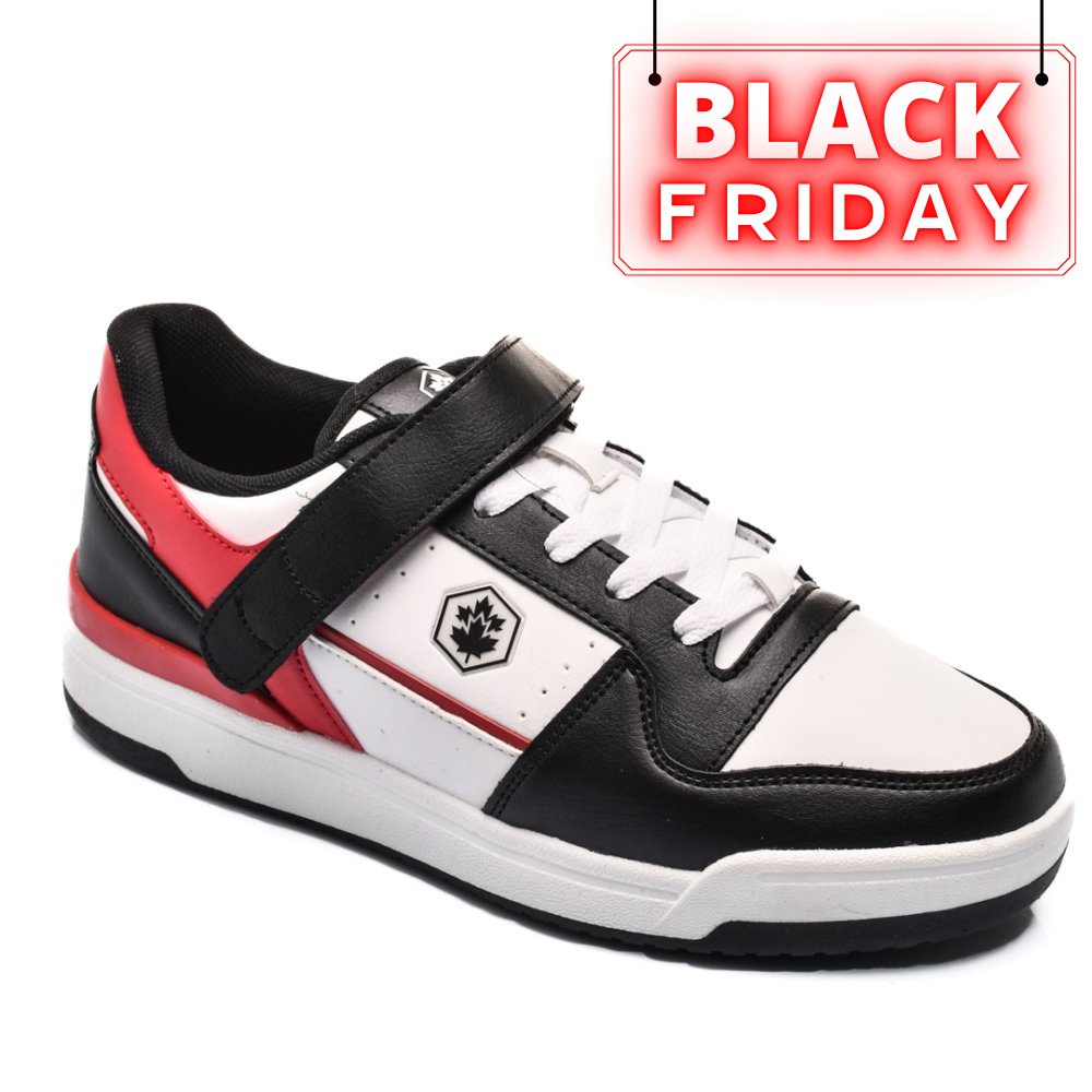 LUMBERJACK, PANTOFI SPORT BLACK RED PLAN