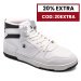 Lumberjack, pantofi sport inalti white ruth-hi