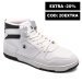 Lumberjack, pantofi sport inalti white ruth-hi