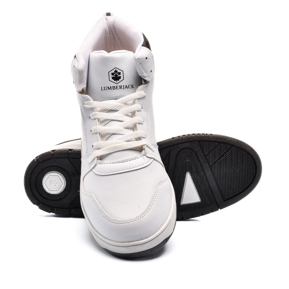 LUMBERJACK, PANTOFI SPORT INALTI WHITE RUTH-HI