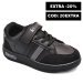 Kinetix, pantofi sport copii black grey malibu